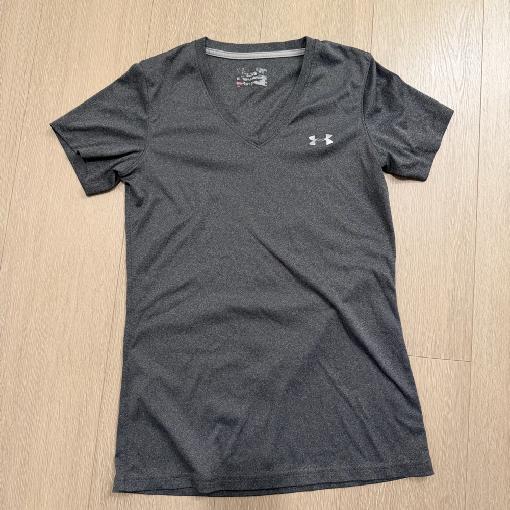 Under Armour Charcoal V-Neck Tee
